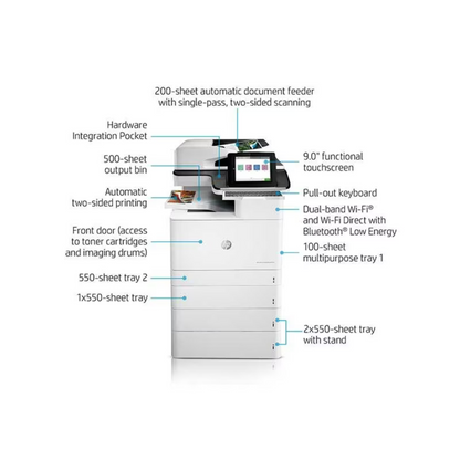 HP Color LaserJet Enterprise Flow MFP M776z Printer