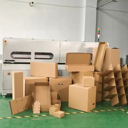 Aopack Fully Automatic Box Maker Corrugated Cardboard Carton Box Making Machine