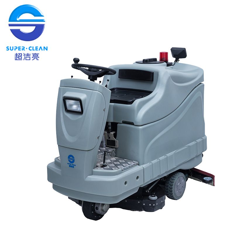 Industrial 2420W Battery Ride-on Floor Scrubber for Factory