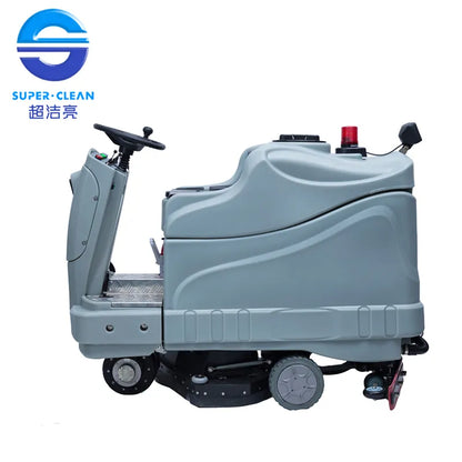 Industrial 2420W Battery Ride-on Floor Scrubber for Factory