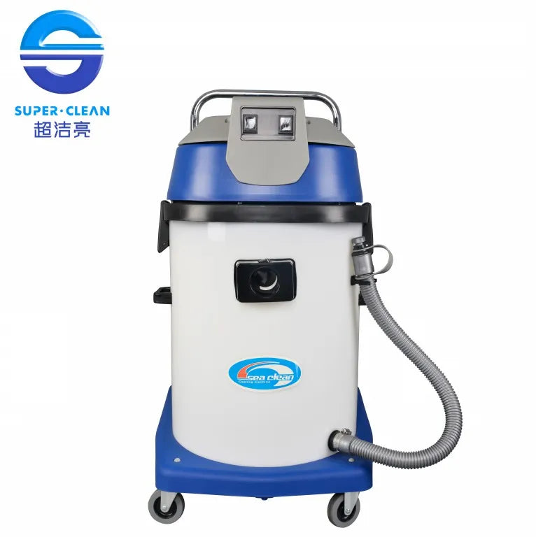 Industrial 60L Two Motors Plastic Tank Wet and Dry Vacuum Cleaner