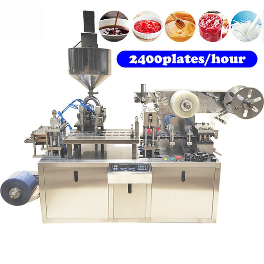 Best Price High Quality High Speed Automatic Jam Ketchup Makeup Peanut Butter Juice Liquid Blister Packing Machine |  8000-12000 AUD